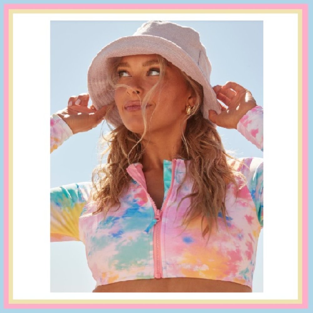 NWT Camille Kostek Bikini Paddle Board Crop Top